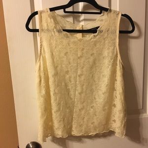 PRICE NEGOTIABLE Lace Button Back Blouse